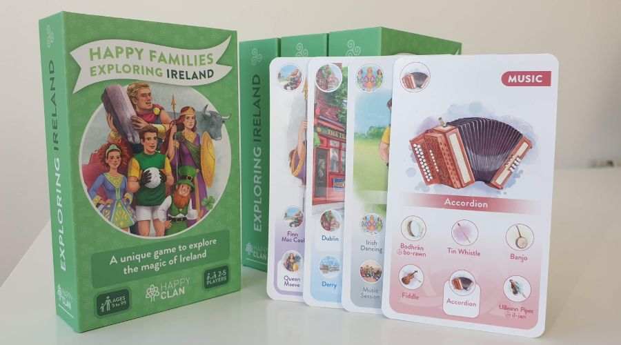 Happy Families – Exploring Ireland playing cards