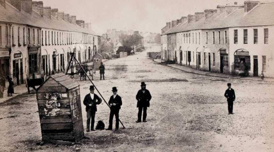 Charlestown, Co. Mayo, c.1880.