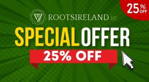 25% off RootsIreland.