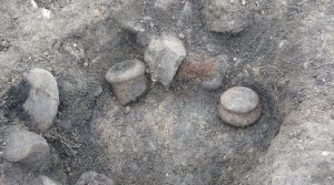 First intact Roman pot found in Ireland at Drumanagh, Co. Dublin.