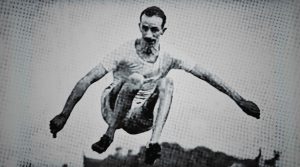 Peter O’Connor, world record holder in the long jump.
