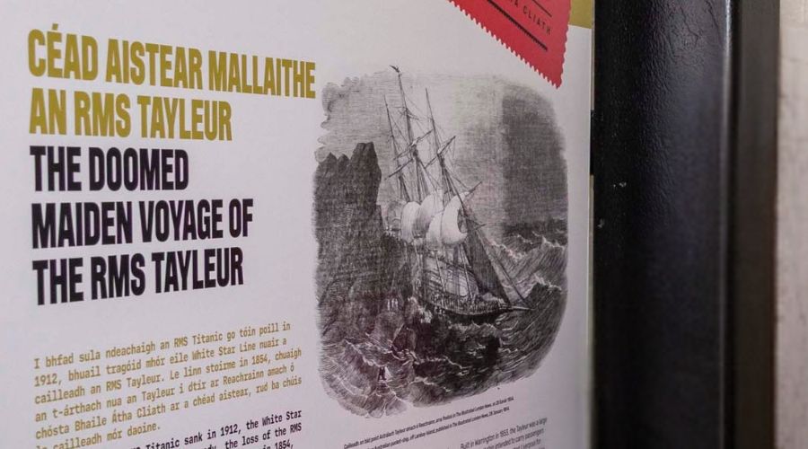 Shipwrecks of Dublin Bay exhibition.