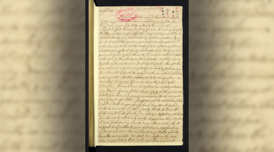 Letter from Martha McTier to William Drennan, founder of the United Irishmen.